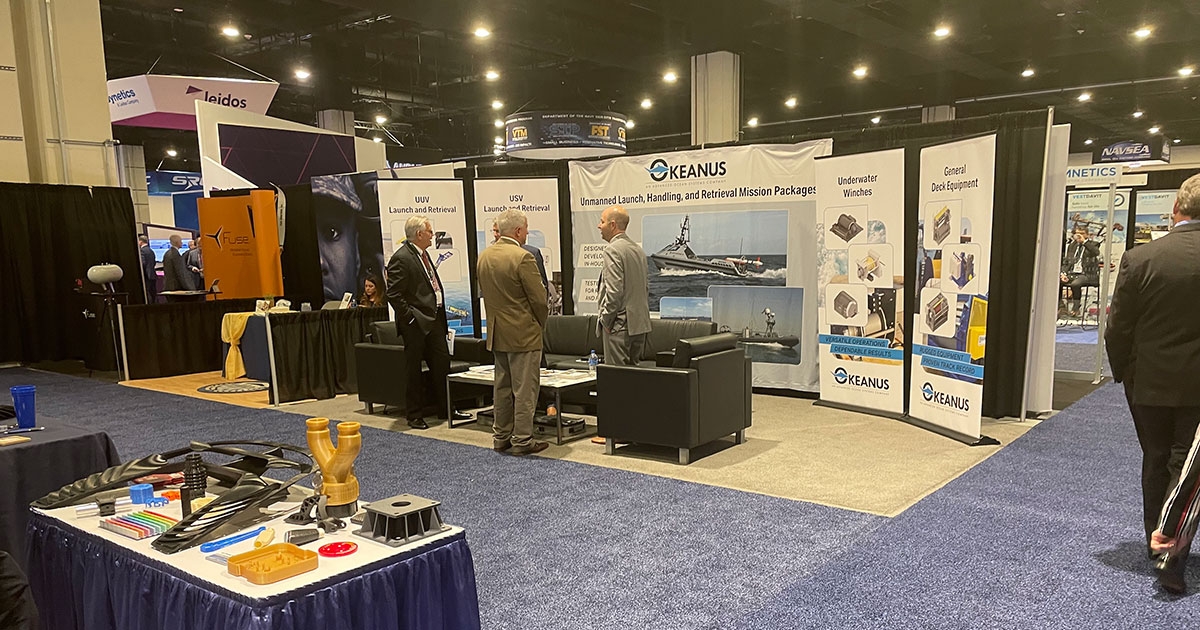 SeaAirSpace Conference booth